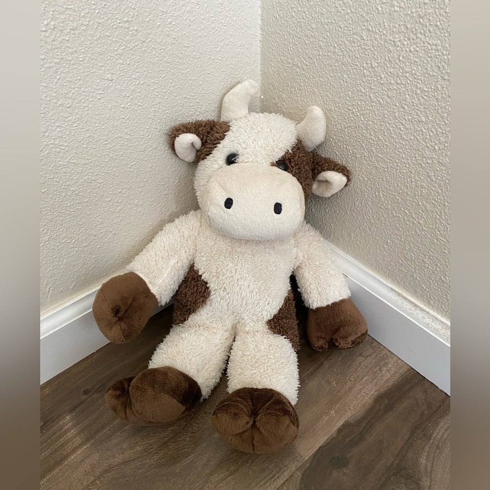 Dan Dee collectors choice brown/cream cow farm plush stuffed animal 16”